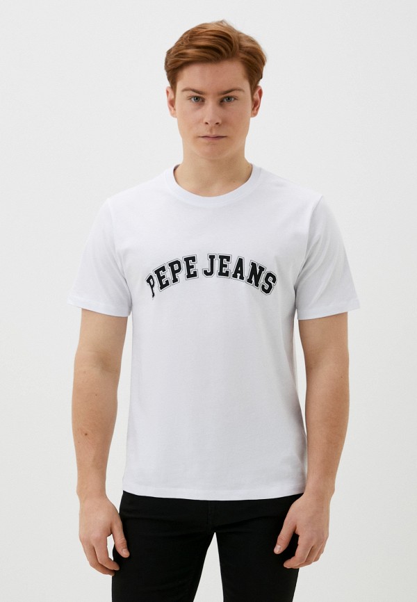 Футболка Pepe Jeans белого цвета