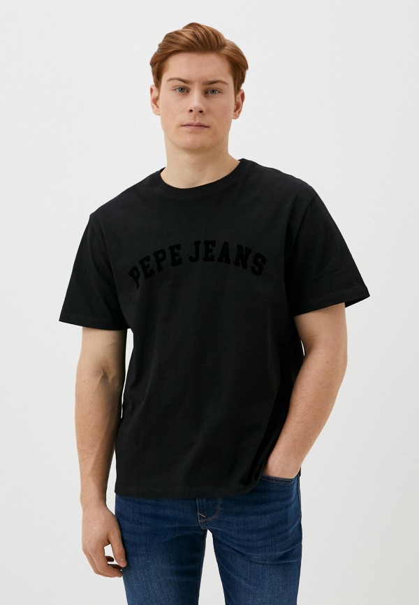Футболка Pepe Jeans черного цвета