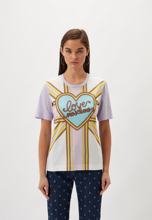 

Футболка Love Moschino, Фиолетовый