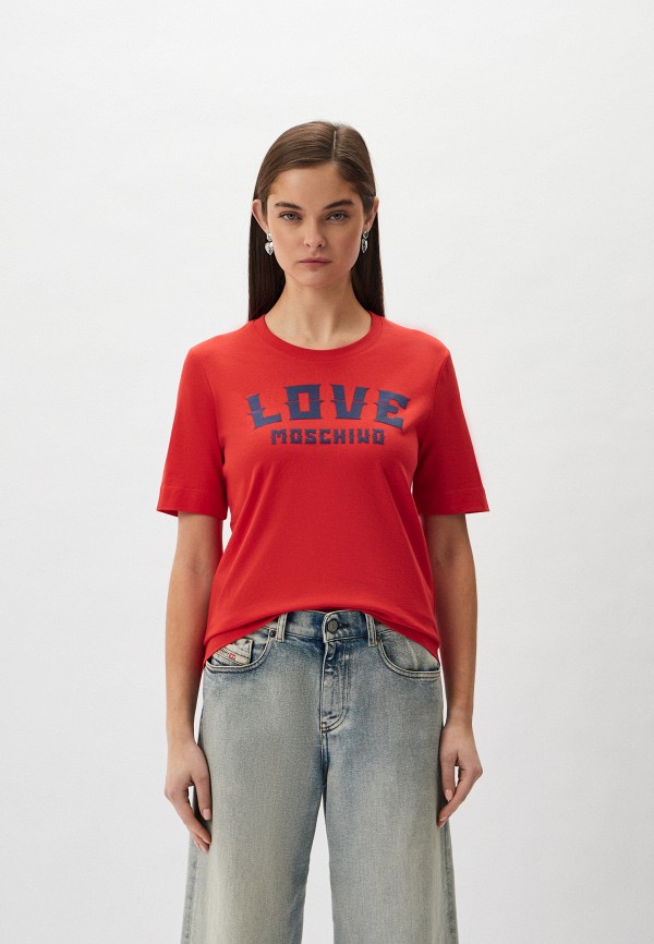 

Футболка Love Moschino, Красный