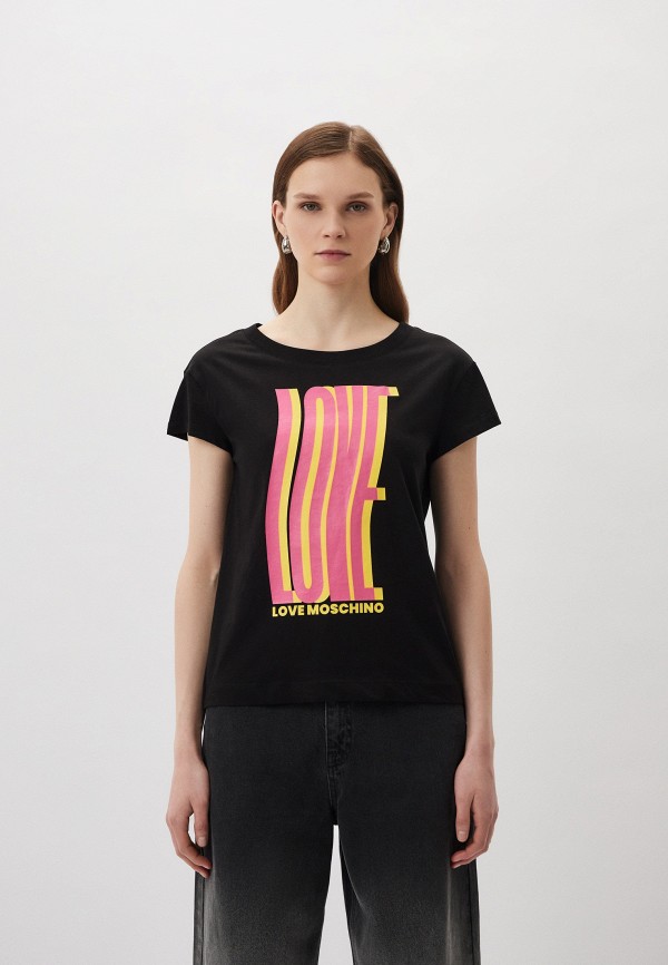 

Футболка Love Moschino, Черный