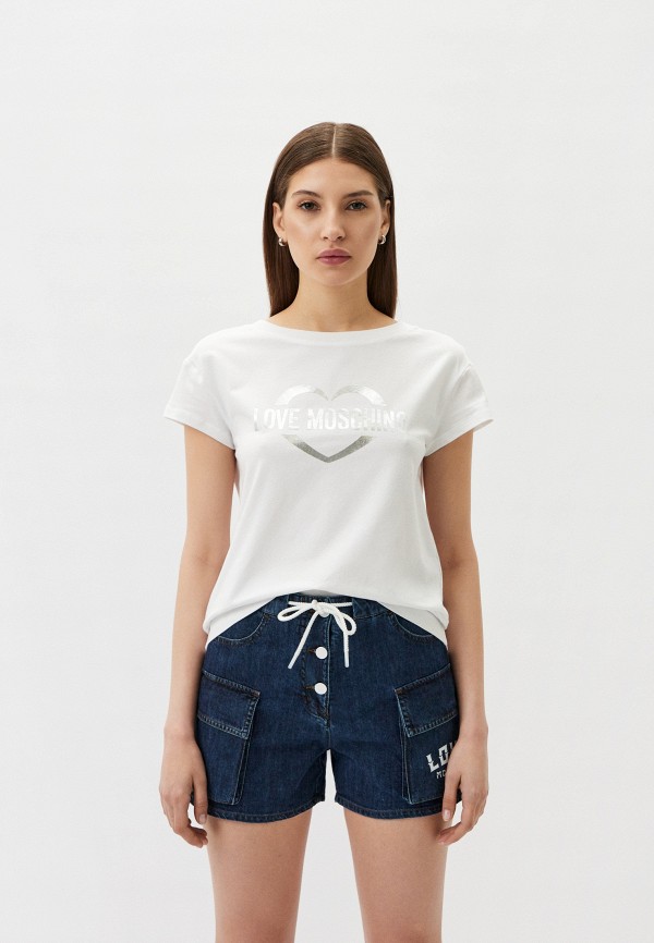 

Футболка Love Moschino, Белый
