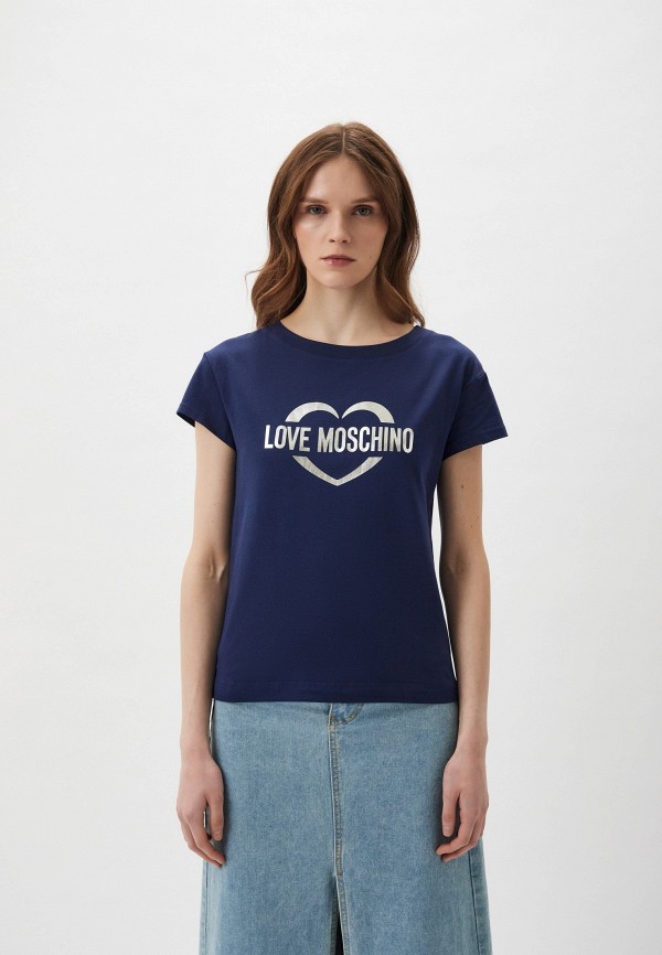 

Футболка Love Moschino, Синий