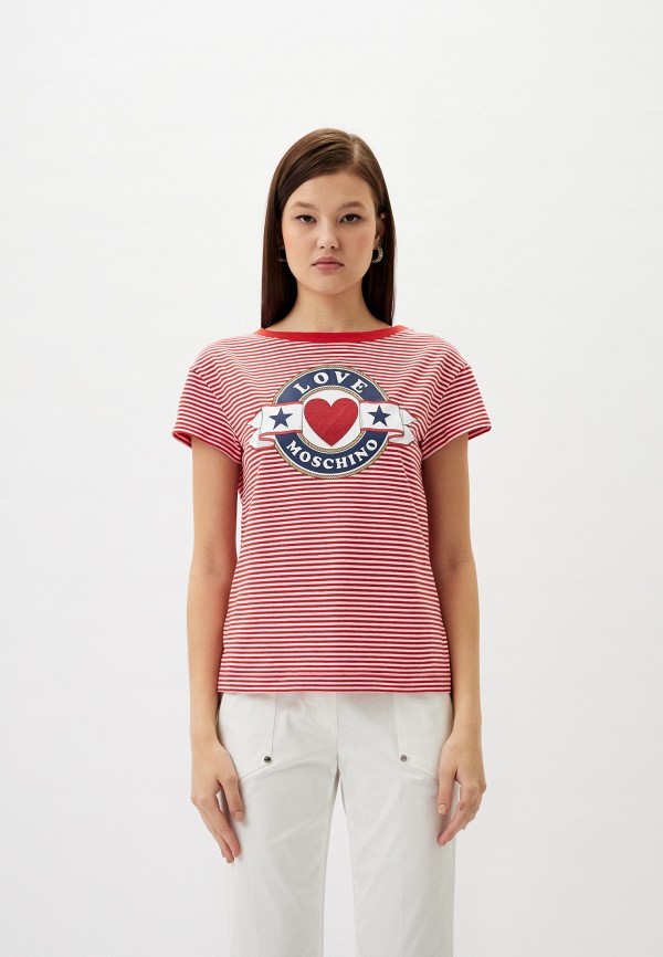 

Футболка Love Moschino, Красный