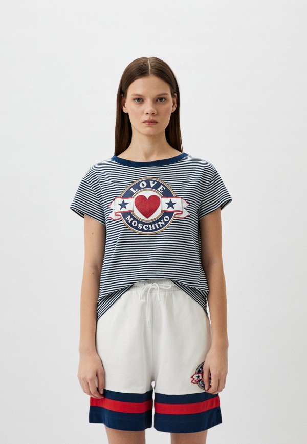 

Футболка Love Moschino, Синий