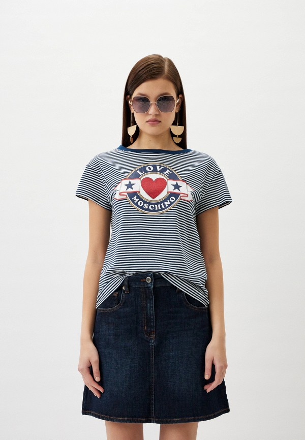 

Футболка Love Moschino, Синий