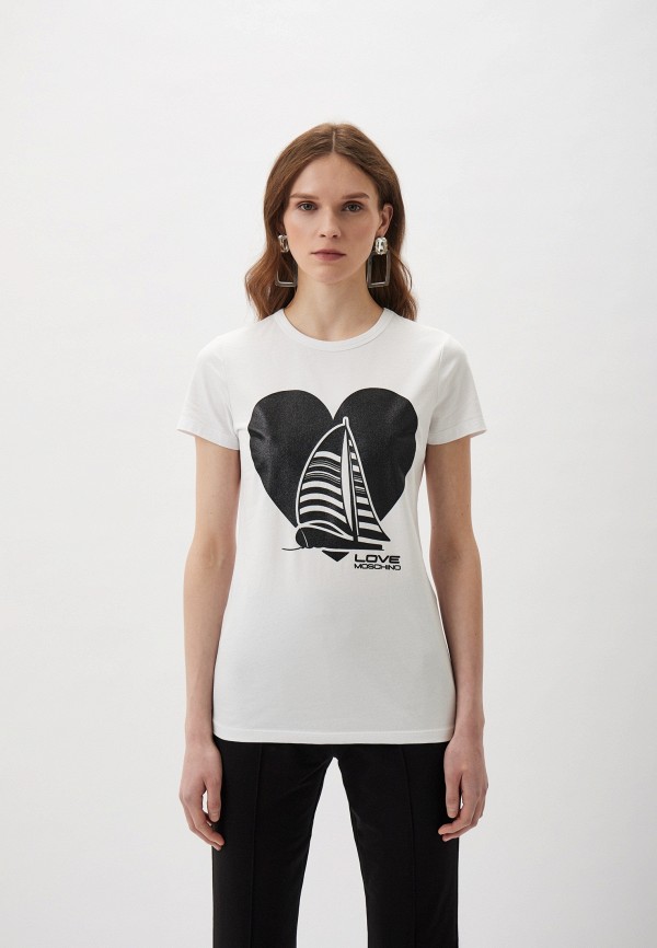 

Футболка Love Moschino, Белый