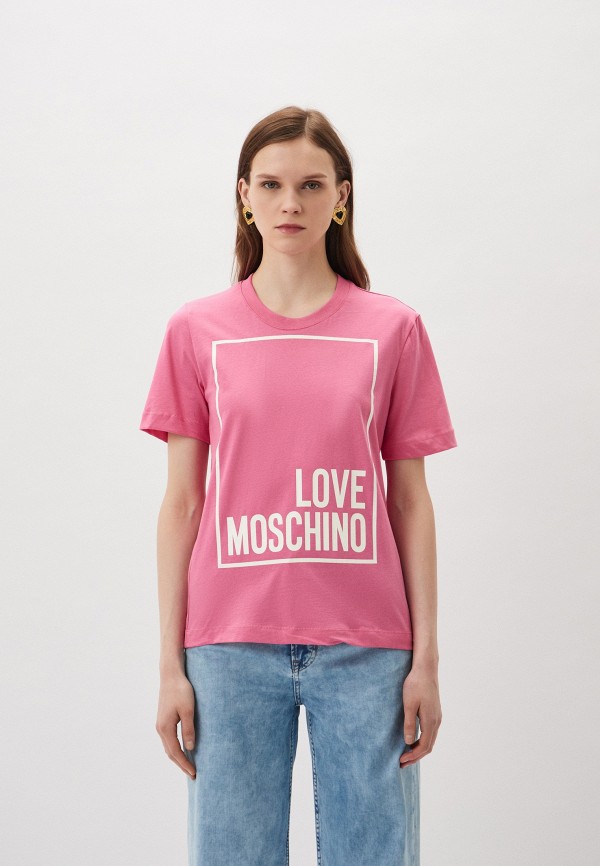 

Футболка Love Moschino, Розовый