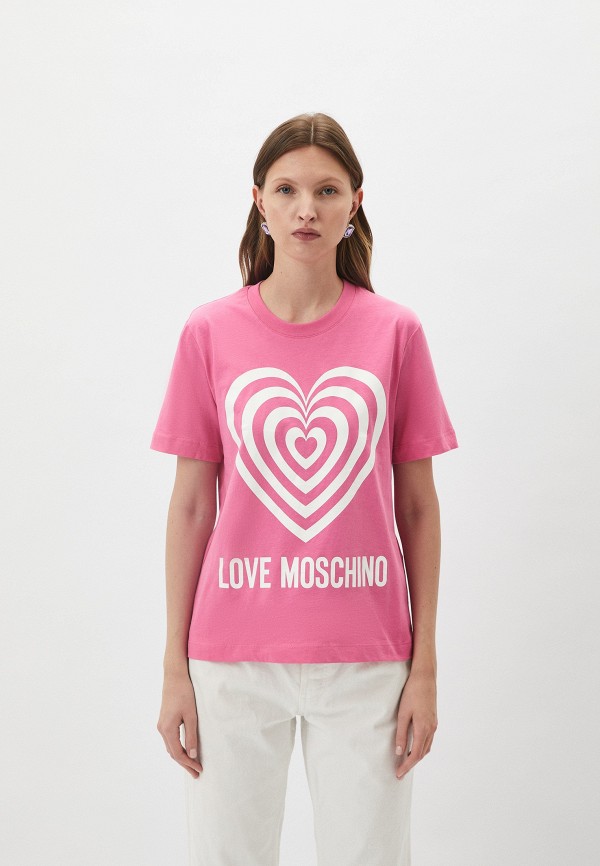 

Футболка Love Moschino, Розовый
