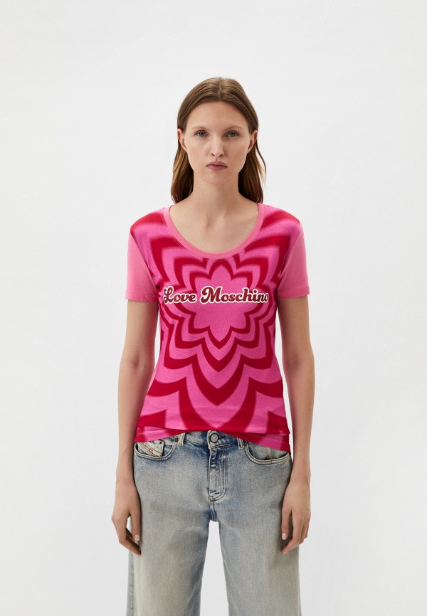 

Футболка Love Moschino, Розовый