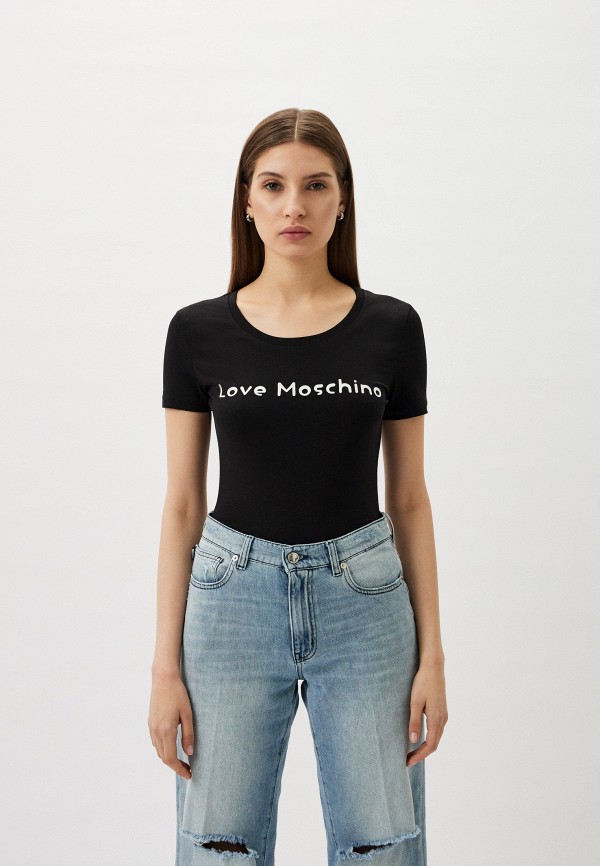 

Футболка Love Moschino, Черный