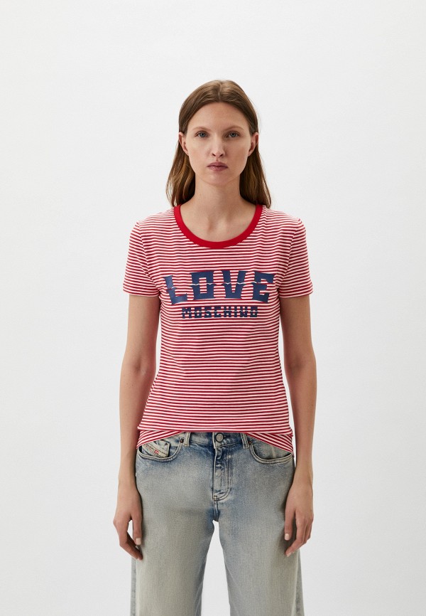 

Футболка Love Moschino, Красный