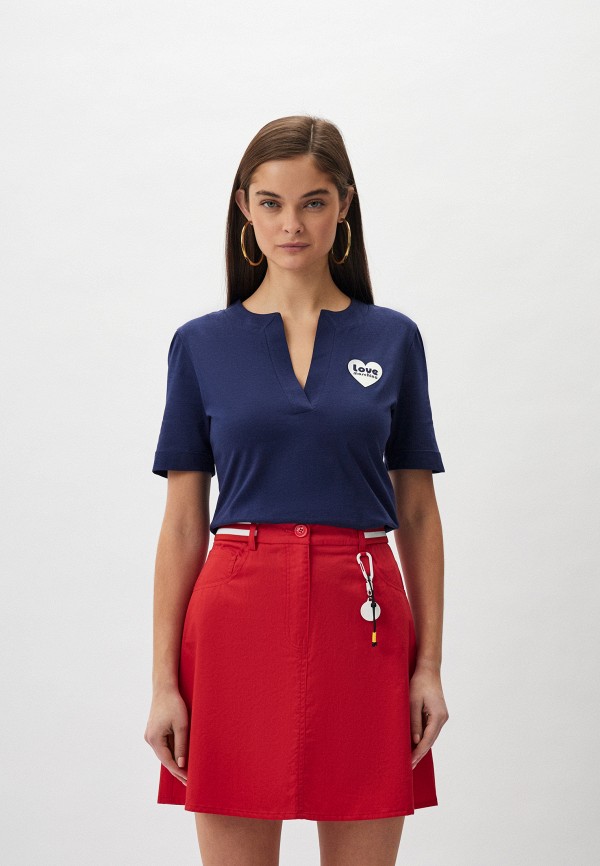 

Футболка Love Moschino, Синий
