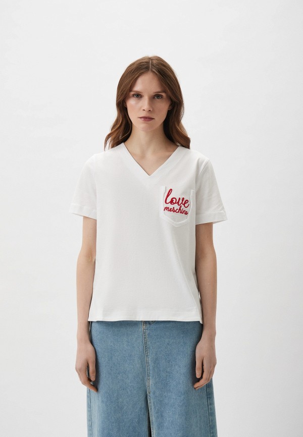 

Футболка Love Moschino, Белый