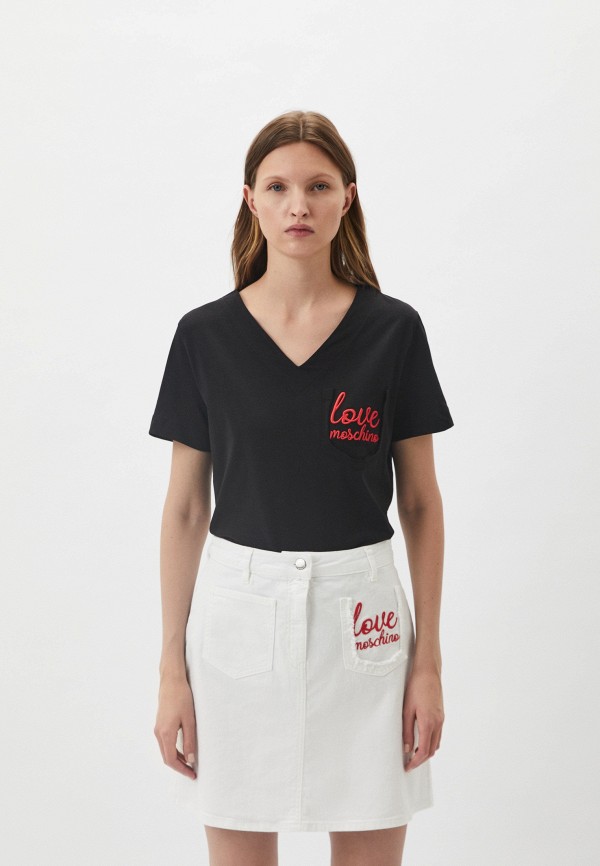 

Футболка Love Moschino, Черный