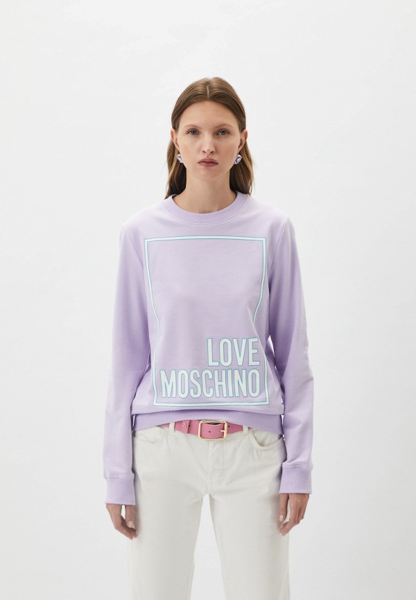 

Свитшот Love Moschino, Фиолетовый