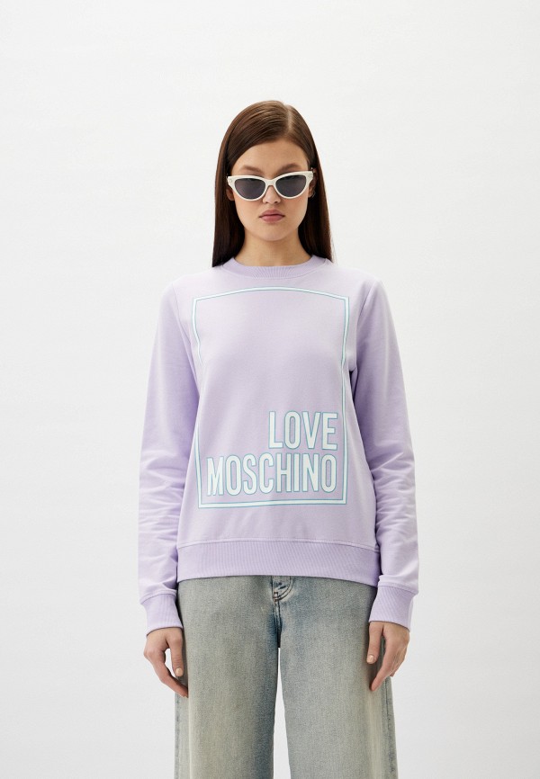 

Свитшот Love Moschino, Фиолетовый