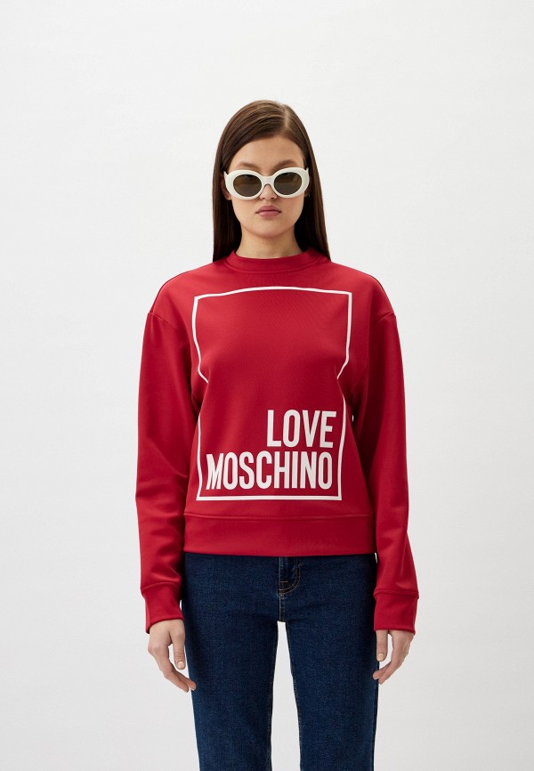 

Свитшот Love Moschino, Красный