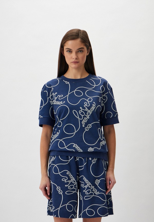

Футболка Love Moschino, Синий