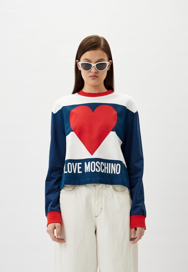 

Лонгслив Love Moschino, Синий