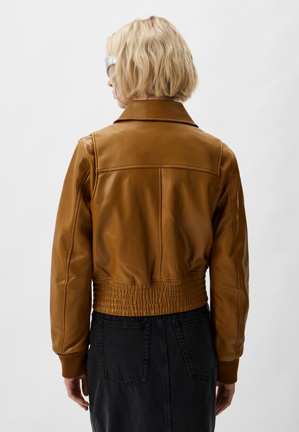 фото Куртка кожаная утепленная diesel