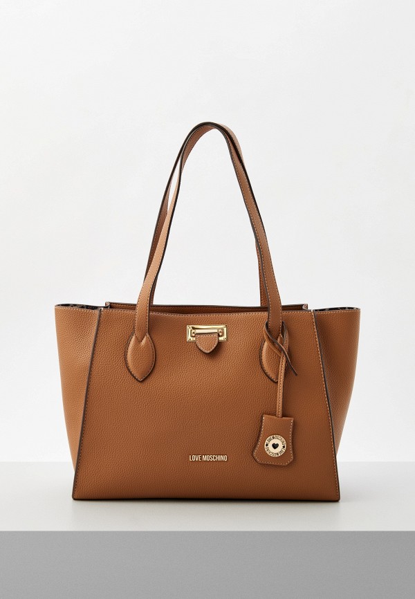 

Сумка и брелок Love Moschino, Коричневый