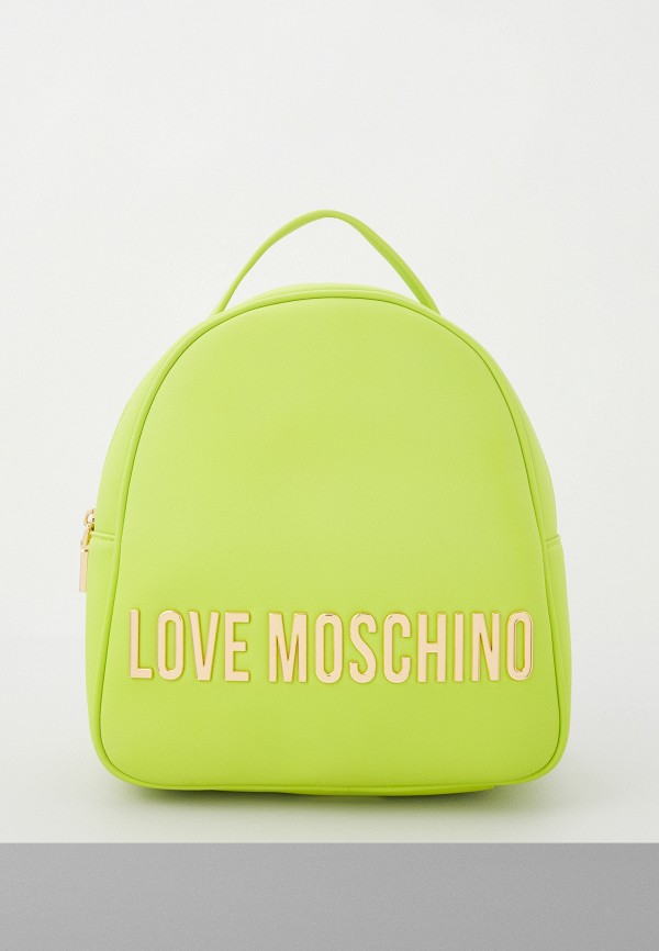 Рюкзак Love Moschino зеленого цвета