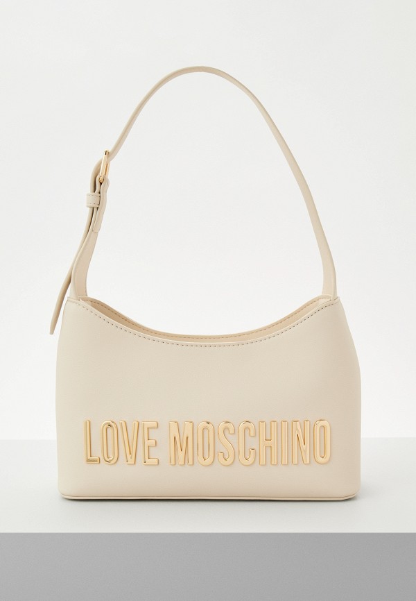 Сумка Love Moschino бежевого цвета