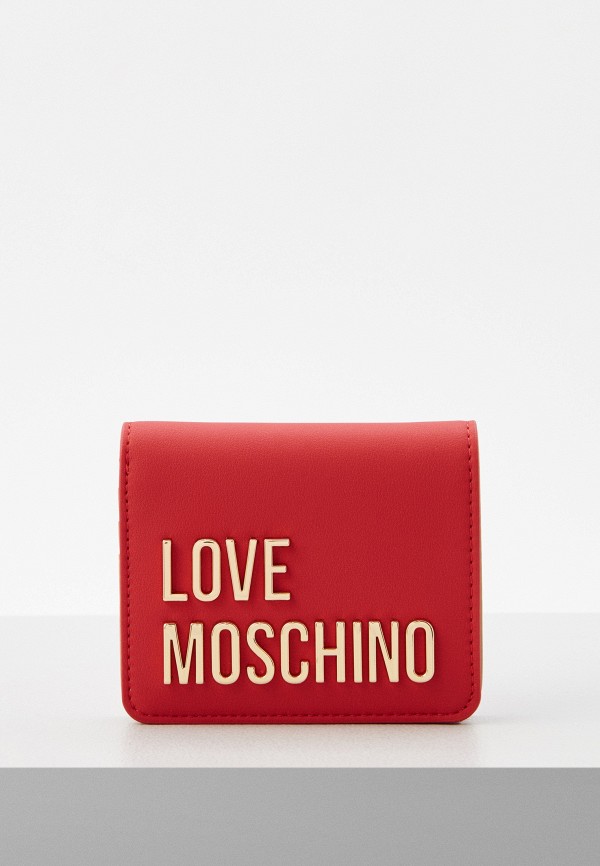 Кошелек Love Moschino красного цвета