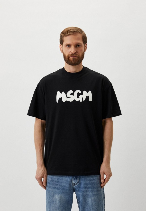 Футболка MSGM черного цвета