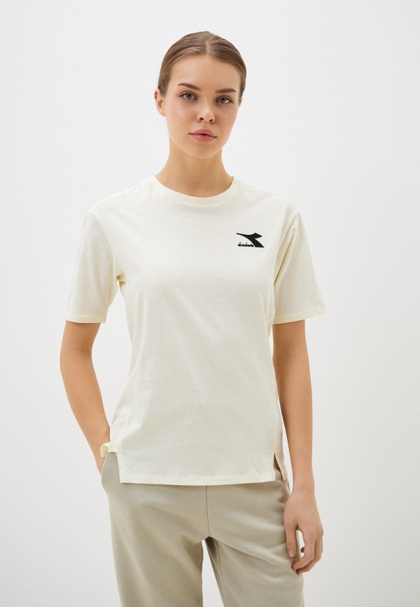 

Футболка Diadora, Бежевый, L.T-SHIRT SS SLIT