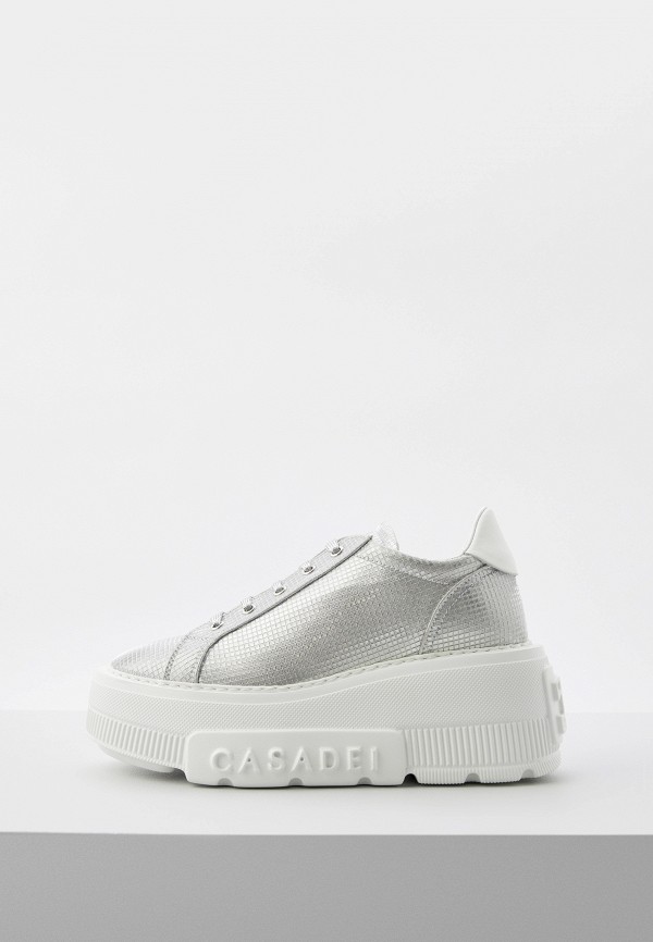 

Кеды Casadei, Серебряный