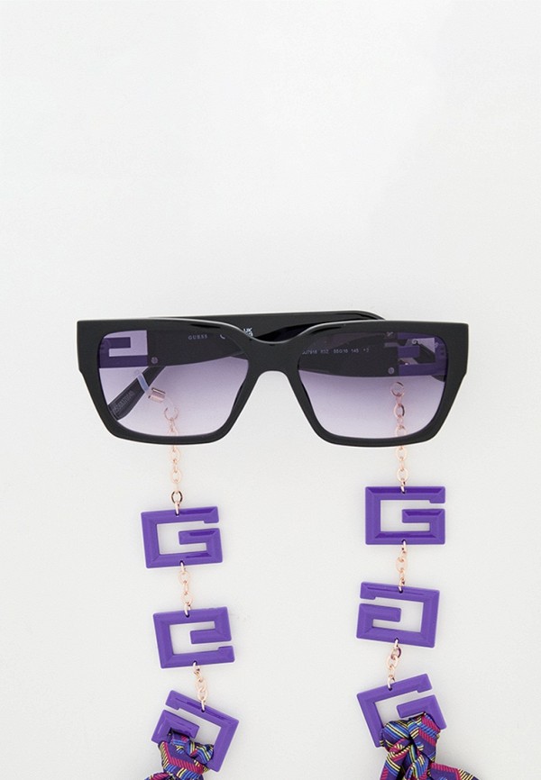 

Очки солнцезащитные и цепочка Guess, Черный, GUS 7916 83Z