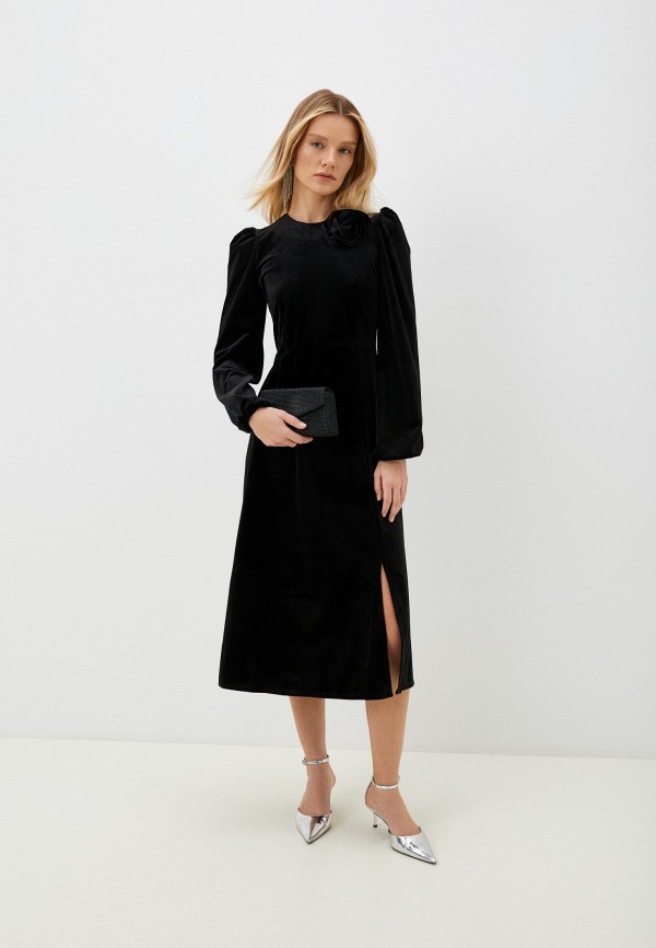 

Платье и брошь UnicoModa, Черный