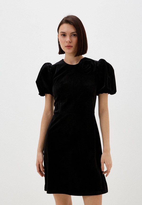 

Платье и брошь UnicoModa, Черный