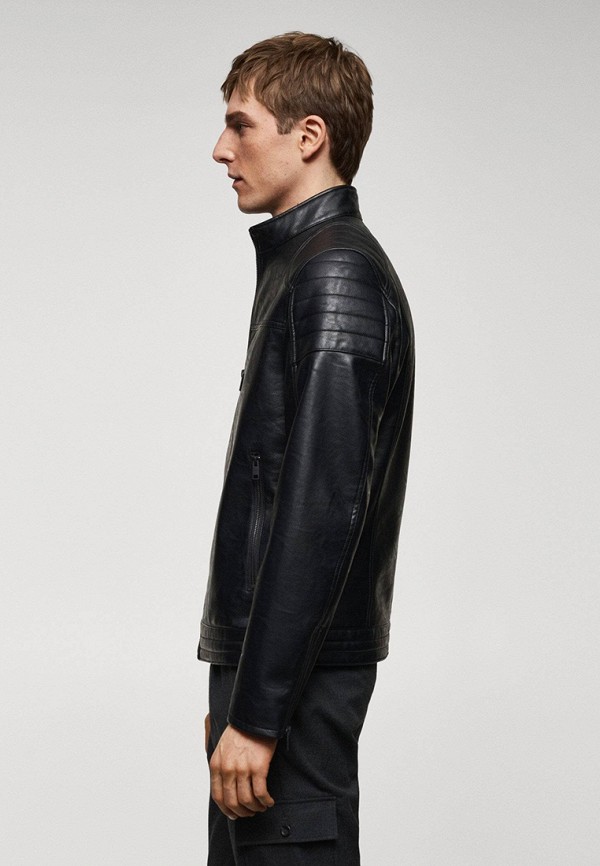 фото Куртка кожаная mango man