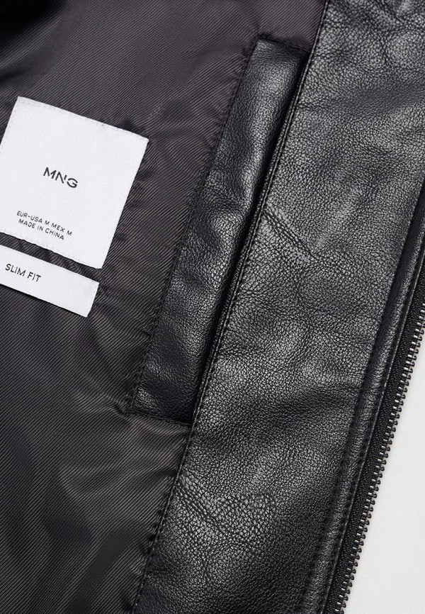 фото Куртка кожаная mango man