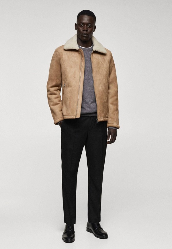 фото Куртка кожаная mango man