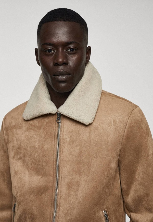 фото Куртка кожаная mango man