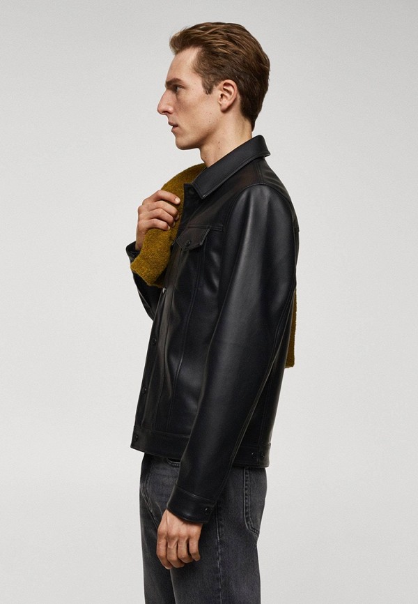 фото Куртка кожаная mango man