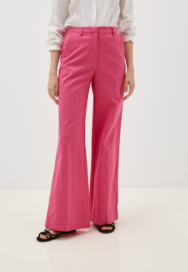 Брюки Fracomina брюки fracomina демисезон лето повседневный стиль манжеты размер 38 розовый