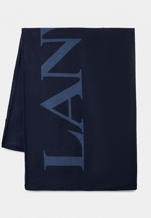 Шарф Lanvin синего цвета