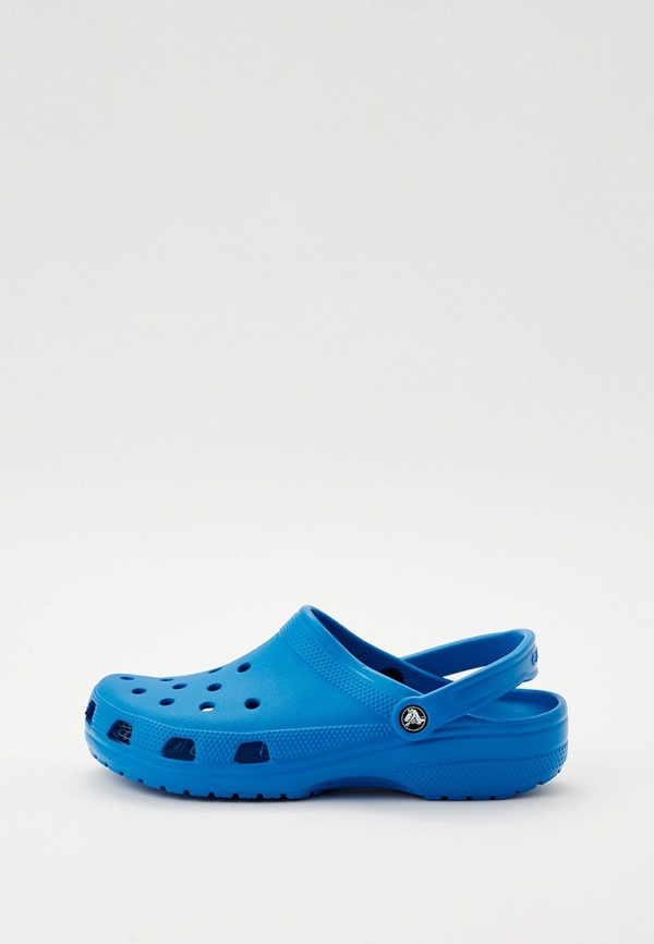 Сабо Crocs синего цвета