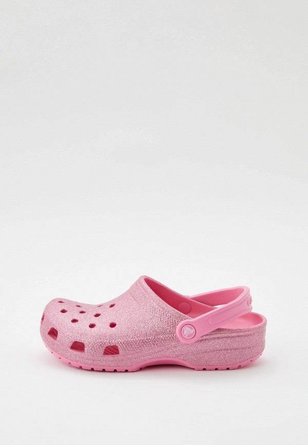 Сабо Crocs розового цвета