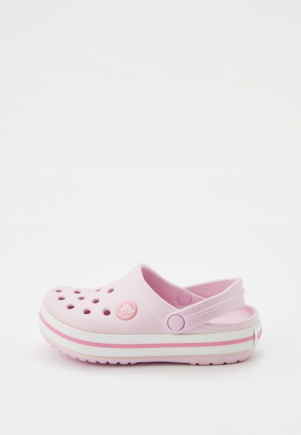 Сабо Crocs розового цвета