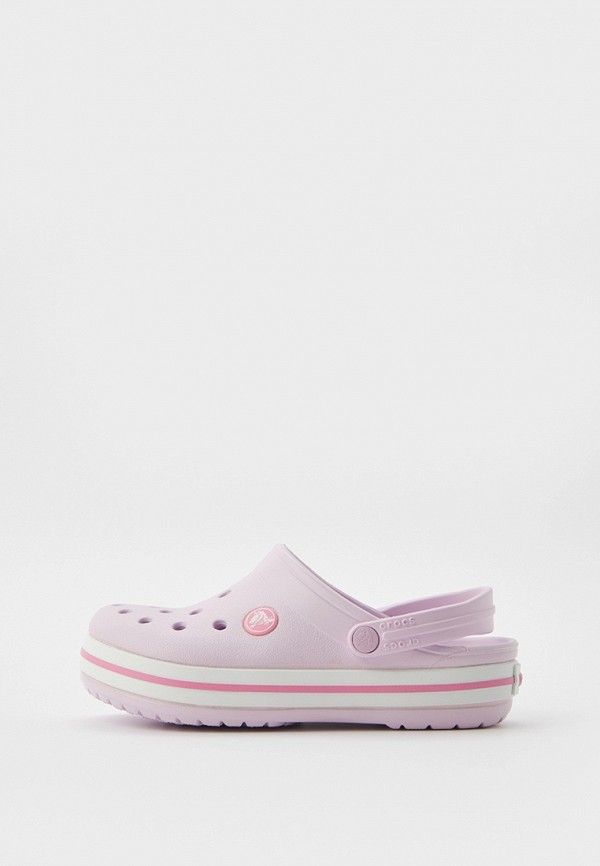 Сабо Crocs фиолетового цвета