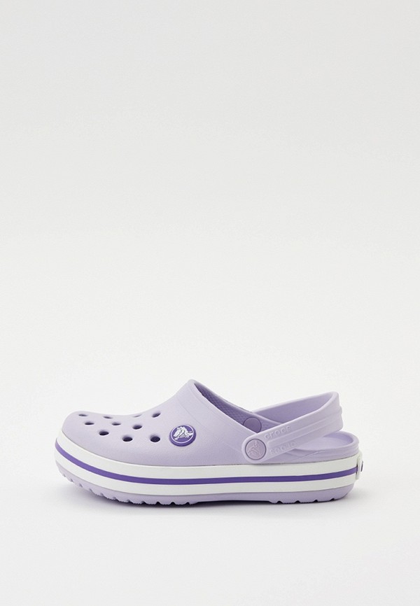 Сабо Crocs фиолетового цвета