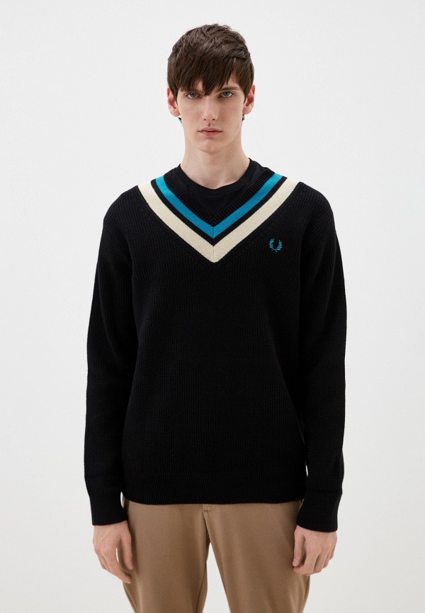 Пуловер Fred Perry черного цвета