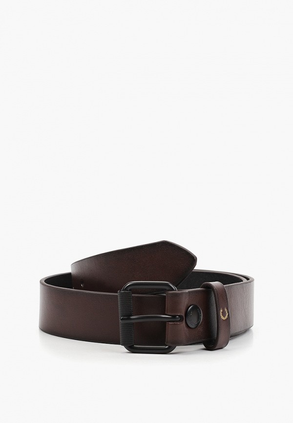 

Ремень Fred Perry, Коричневый, BURNISHED LEATHER BELT
