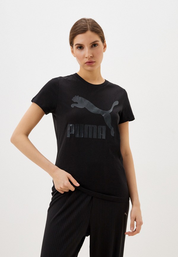 

Футболка PUMA, Черный, Classics Logo Tee (s) PUMA Black-shimmer